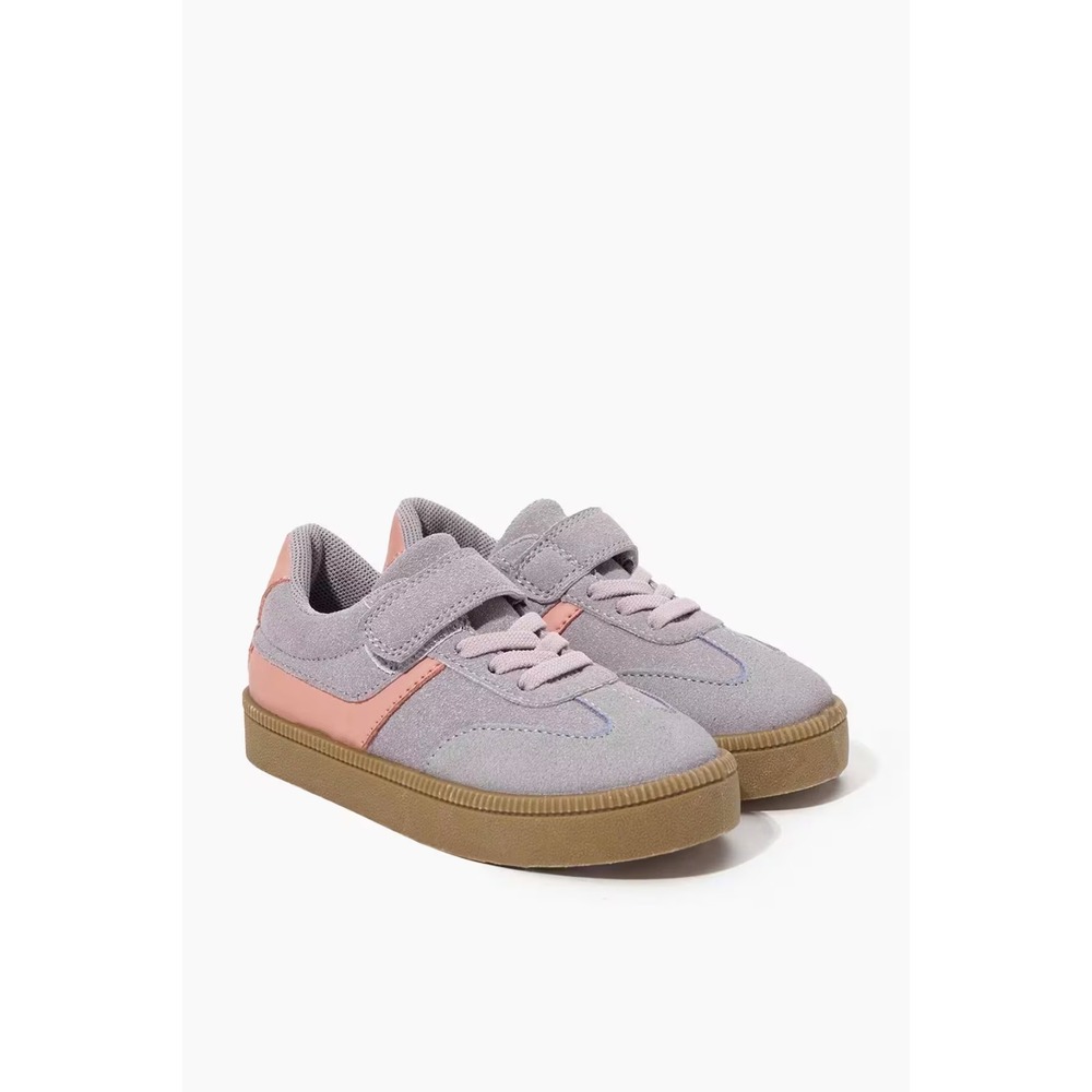 ZARA GIRL'S PURPLE SUEDE LACE UP SNEAKERS 6425/330 US 9 NEW!  $42 BACK TO SCHOOL
